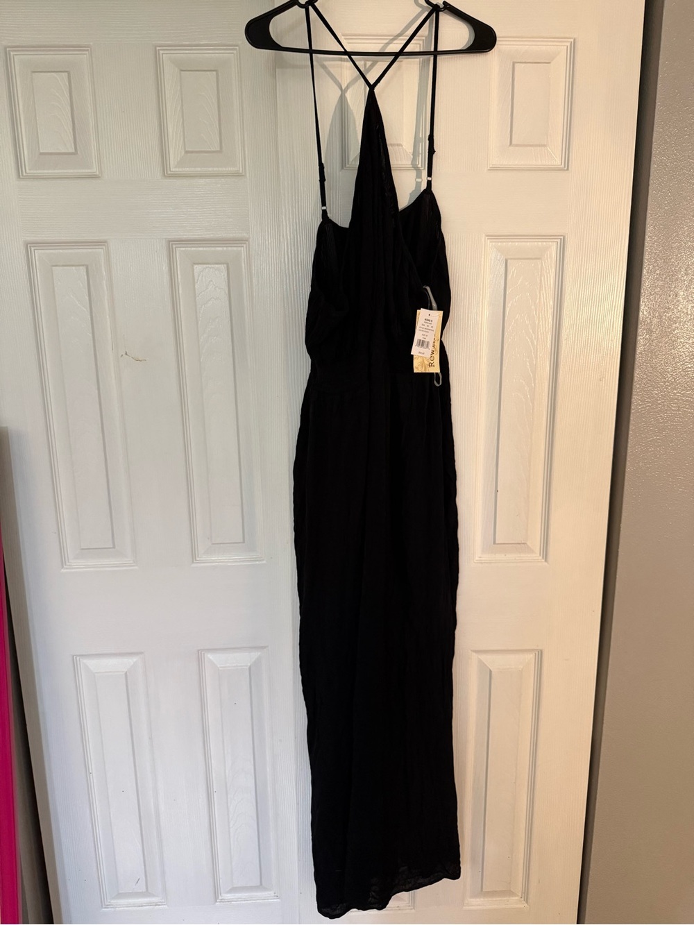 Kohl's Rewind Black Maxi Dress with Thin Straps